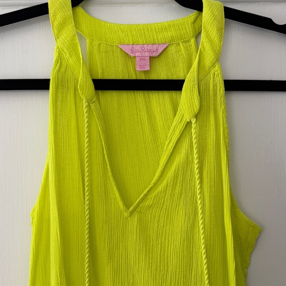 Lilly Pulitzer Bright Yellow Top - Picture 4 of 6